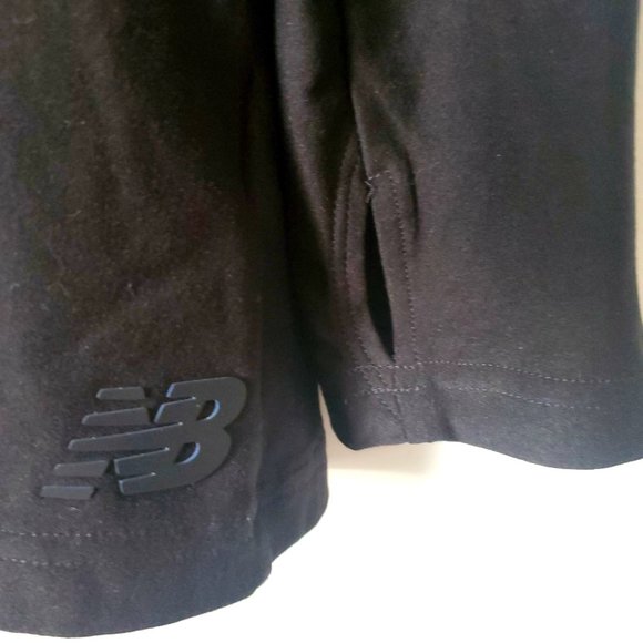 NEW BALANCE High Mock Neck Running Top Side Ruched + Side Tie Thumb Holes Yoga - Picture 4 of 6